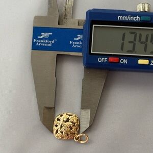 Authentic Vintage Ming's Hawaii Vintage 14k  Bird & Plum Pendant Never Used